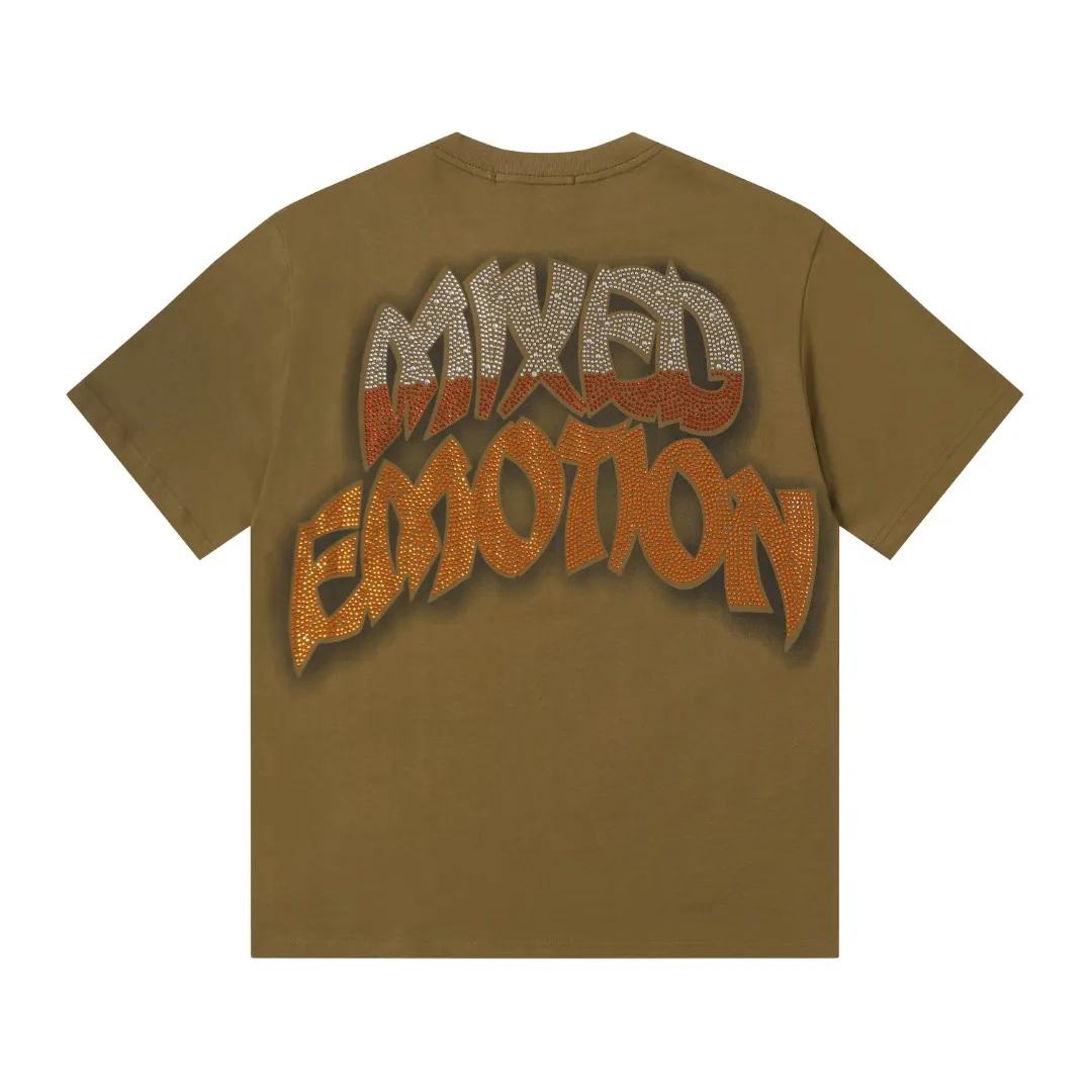 E 8105##Coffee Brown ｜ MIXED EMOTION In Stock T （fabric):32 Sizes（size）：S-M L X L ： （ A ） （colour）：Coffee Brown